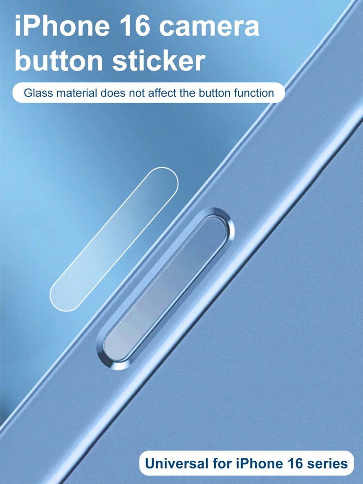 16 Pro Max Camera Button Anti-Scratch Protective Film, Button & Lens Protector For 16 Pro Plus Waterproof Shockproof Anti-Fall Anti-Fall Anti-Fingerprint Full Cover - Multicolor - View 12