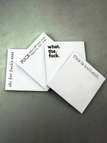 Giấy ghi chú vui nhộn, Giấy nhớ, Giấy nhớ, Văn phòng phẩm cho trẻ em, Giấy tự dính - Nhiều màu - Xem 6