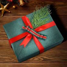 21 cành thông và tuyết tùng nhân tạo - Cây xanh nhựa đa năng thích hợp làm vòng hoa tự làm, trang trí nhà theo mùa và sân vườn ngoài trời, lý tưởng để trang trí Giáng sinh - màu xanh lá - Xem 8