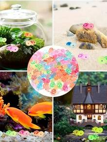 20 chú rùa biển mini 3D bằng nhựa phát sáng trong bóng tối, đồ trang trí thủ công bằng nhựa dễ thương, phụ kiện trang trí tự làm, phụ kiện mặt dây chuyền rùa biển nhỏ, đồ trang trí bể cá rùa biển thu nhỏ, tuyệt vời cho tiệc sinh nhật, lễ hội và đồ thủ công tự làm (màu sắc ngẫu nhiên) - nhiều màu - Xem 6