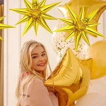 Bộ trang trí ngày lễ 85 món - Xây dựng một vòm bóng bay vàng kỳ diệu! Vật dụng tiệc bóng bay Giáng sinh, Halloween, Lễ Tạ ơn - Nhiều màu - Xem 9