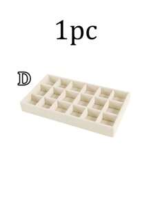 9 件/套珠宝收纳盒，珠宝整理托盘，天鹅绒珠宝展示托盘，可堆叠珠宝架，抽屉式珠宝托盘，适用于戒指、口红、手表、卧室珠宝展示、梳妆台、化妆台、圣诞节、万圣节、情人节礼物 - 彩色 - 查看 16