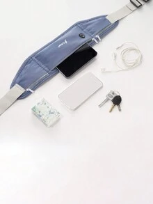 1 件女士运动腰包，手机腰包，适合跑步、户外徒步、健身和夜跑，带反光条，适合腰包可调节腰带 - 彩色 - 查看 10