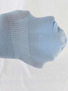 6 双女式运动短袜，网眼透气，短筒户外跑步袜，经典条纹，适合日常穿着，休闲百搭，舒适透气 - 彩色 - 查看 9