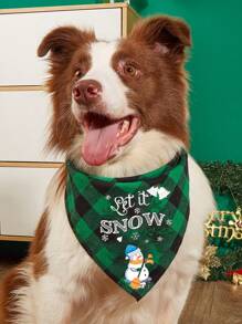 Khăn Bandana Giáng sinh cho thú cưng có họa tiết ông già Noel và tuần lộc, khăn tay họa tiết Giáng sinh vui vẻ cho thú cưng, khăn yếm tam giác in họa tiết chủ đề Giáng sinh có thể điều chỉnh cho chó, thích hợp cho chó và mèo cỡ nhỏ đến trung bình, có thể giặt bằng máy - màu xanh lá - Xem 14