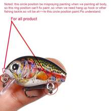 HENGJIA 28 毫米 2 克/27 毫米 1.5 克微型盒摇铃逼真软诱饵，1 盒 5 个人造鱼饵 - 彩色 - 查看 4