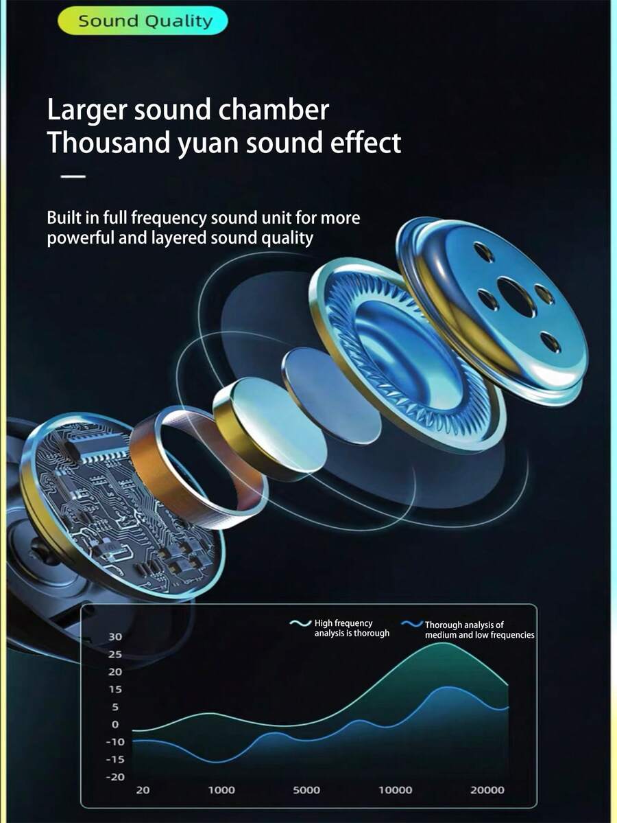 7Color Glowing Wireless Headphone, LongLasting Battery, Lossless