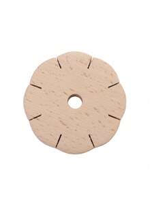 1pc Wooden Rope Braid Round Bracelet Knitting Kumihimo Disc Disk Tray Braided Rope Knot DIY Weaving Jewelry Design Board Hand Tool(Random Wood Grain Texture) - Multicolor - View 10