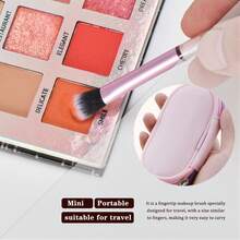 Bộ quà tặng du lịch 10 bộ cọ trang điểm mini cổ điển đa năng dùng để trang điểm cho tủ quần áo, và bộ kết hợp có túi đựng, bộ dụng cụ trang điểm tiết kiệm chi phí, bộ cọ, bộ cọ trang điểm, bộ cọ trang điểm, bộ trang điểm hoàn chỉnh, bộ cọ trang điểm, bộ trang điểm hoàn chỉnh, bộ cọ, bộ cọ trang điểm, bộ quà tặng trang điểm, bộ - Hồng - Xem 4