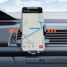 汽车可折叠旋转仪表盘固定手机导航支架车载出风口固定手机支架 - 彩色 - 查看 10