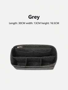 一包双面手提袋收纳整理内衬袋内袋收纳整理袋中袋拉链内衬化妆袋圣诞礼物礼物感恩节复古 - 彩色 - 查看 7