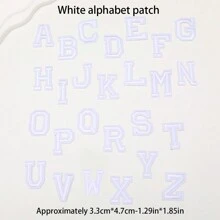 10 pièces/Set de patchs en tissu numériques simples de 0 à 9, 26 pièces/Set de patchs de lettres de l'alphabet et de chiffres, autocollants de broderie DIY pour vêtements, chapeaux, sacs à dos, vestes, pantalons