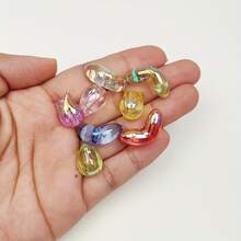 20 hạt lá tulip acrylic nhiều màu/gói, vật liệu làm đồ trang sức tự làm thích hợp cho hoa tai, vòng tay, vòng cổ, móc điện thoại, móc chìa khóa - Nhiều màu - Xem 7