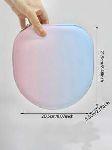 1pc Waterproof Earphone Protective Case, Creative Ombre Color (Earphones Not Included, Ombre Color Randomly Sent) - Multicolor - View 9