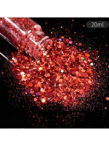 19 色 DIY 手工树脂水晶环氧闪光粉混合物，包括激光全息六角形闪光薄片，20 毫升，用于树脂模具颜色调整、美甲、圣诞节和万圣节闪光装饰、艺术和工艺品 - 環氧樹脂珠光粉 - 查看 17