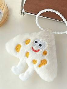 创意毛绒公仔 可爱奶酪表情吊坠 可爱娃娃包包饰品 小礼物 - 彩色 - 查看 8