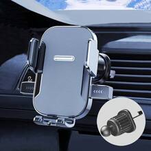 汽车可折叠旋转仪表盘固定手机导航支架车载出风口固定手机支架 - 彩色 - 查看 9