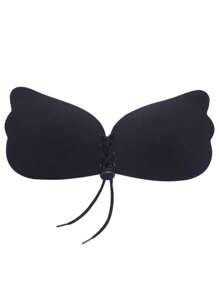 2件/1件装可重复使用无肩带隐形文胸，提升胸型隐形文胸，女士隐形露背文胸带乳贴