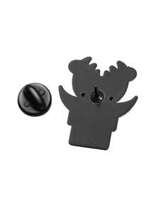 QIHOO 3 件装 食人花珐琅针 卡通创意胸针 翻领徽章配饰 送给朋友的礼物 - 彩色 - 查看 3