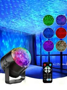 1 件 LED 星空投影仪、带多种星云模式的星系灯、遥控太空宇航员投影仪、卧室星系投影仪、天花板星空夜灯、房间装饰、派对 - 多色 - 查看 17