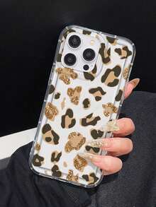 Animal Leopard Print Inflatable Anti-Drop Phone Case Compatible With Iphone - Multicolor - View 3