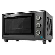 Cecotec Horno de Sobremesa 2600W de Alta Potencia con Control de Temperatura Ajustable, Temporizador Integrado y Gran Capacidad Interior, Ideal para Pizzas, Asados, Repostería y Gratinar, Sistema de Calentamiento Rápido y Distribución Uniforme del Calor - Multicolor - Ver 1