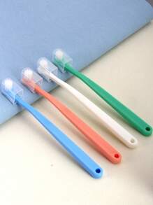 1pc Random Color Pet Toothbrush For Dog And Cat For Teeth Cleaning