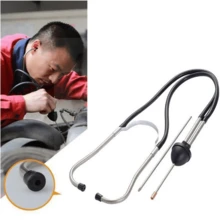 1 件专业汽车发动机气缸高灵敏度诊断工具机械听诊器适用于各种燃料车辆 - 黑色 - 查看 10