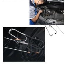 1 件专业汽车发动机气缸高灵敏度诊断工具机械听诊器适用于各种燃料车辆 - 黑色 - 查看 9