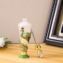 1 lọ đựng nước hoa/tinh dầu bằng kim loại và thủy tinh 25ml họa tiết chim công sơn mài tinh xảo, họa tiết chim công vẽ tay, lọ đựng tinh dầu trang trí, có thể tái sử dụng, thích hợp để trang trí nhà cửa và du lịch, món quà hoàn hảo cho phụ nữ và trẻ em gái - Nhiều màu - Xem 7
