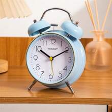 1 chiếc đồng hồ báo thức kim loại xoay thủ công, chuông reo lớn, quét xoay im lặng thích hợp cho phòng ngủ, phòng khách, quà tặng, trang trí nhà cửa, quà tặng trang trí phòng sinh nhật, tốt nghiệp, đồng hồ kỹ thuật số, trang trí phòng ngủ, trang trí ký túc xá, trở lại trường, trang trí trường học, bất ngờ khi đến trường - Nhiều màu - Xem 9