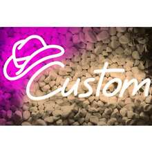 1 biển hiệu đèn Neon USB tùy chỉnh (Văn bản tùy chỉnh, Mũ denim màu hồng không thay đổi), Quà tặng Giáng sinh, Đồ trang trí đám cưới, Biển hiệu đèn Neon có tên, Quà tặng cá nhân hóa biển hiệu đèn Neon LED, Đồ trang trí phòng ngủ, Đồ trang trí nhà bằng đèn LED USB, Quà tặng sinh nhật, Đồ trang trí đèn chữ, Halloween, Lễ tạ ơn. - DY113-12in-4 chữ cái - Xem 2