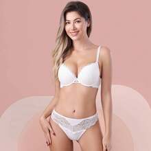 Z&D Lingerie Set With Underwire With Lace And Padded Thong Panties 8027 - MultiWarna - View 3
