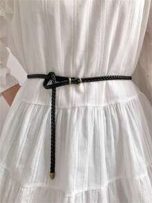 1 件女式复古风格装饰腰带，适合连衣裙、外套、夹克、牛仔裤穿着 - 彩色 - 查看 6