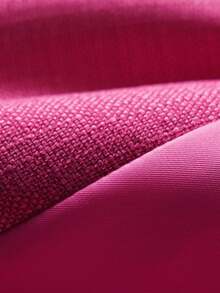 Women Solid Color Vest, V-Neck Jacket, Spring Autumn Style, Fashionable Commuter, Female Garment Casual Summer - Hot Pink - View 7
