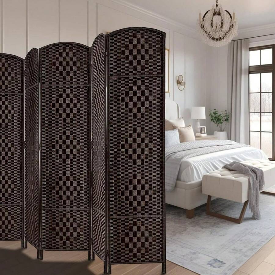 Room Divider, Room Dividers And Folding Privacy Screens, 16" Privacy