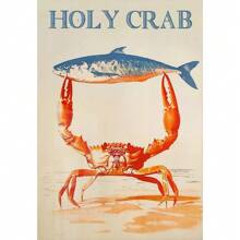 1 szt. Vintage Food Poster Eggs Bacon Spaghetti Pancakes Seafood Cheese Canvas Painting Wall Art Picture Kitchen Restaurant Home Decor No Frame