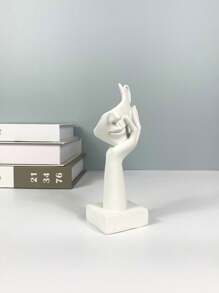 1 件树脂思想者面具 - 抽象个性化客厅装饰 | 男士房间装饰 | 咖啡桌和搁板装饰 | 斯多葛主义灵感 | 沉默是金的最佳礼物 - 彩色 - 查看 21