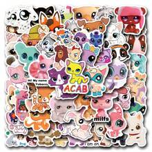 55 miếng dán hình động vật vui nhộn mèo và chó hoạt hình dễ thương thẩm mỹ bằng nhựa vinyl chống thấm nước, dùng cho bình nước, máy tính xách tay, điện thoại, ván trượt, đàn ghi ta, hành lý, sổ lưu niệm, mũ bảo hiểm, xe đạp, xe máy, ô tô, dành cho trẻ em, thanh thiếu niên, đồ trang trí tiệc và quà tặng cho người lớn - Vàng - Xem 1