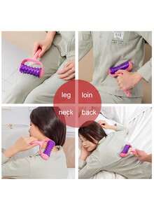 1 thiết bị massage con lăn. Thiết bị massage chân cầm tay dùng tại nhà dùng để cạo bi lăn cho kinh lạc, massage huyệt đạo tay, chân, tại nhà, văn phòng, giải trí - Nhiều màu - Xem 4