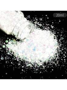 19 色 DIY 手工树脂水晶环氧闪光粉混合物，包括激光全息六角形闪光薄片，20 毫升，用于树脂模具颜色调整、美甲、圣诞节和万圣节闪光装饰、艺术和工艺品 - 環氧樹脂珠光粉 - 查看 15