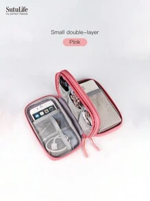 Bolsa organizadora electrónica, organizador electrónico portátil y a prueba de agua- Accesorios de viaje a China- Estuche de almacenamiento universal para cables, teléfonos celulares, batería externa