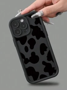 Etui na telefon Animal 1pc z nadrukiem w panterkę, klasyczny modny design, pasuje do wszystkich modeli Apple iPhone, najlepszy prezent dla przyjaciół, rodziny i najlepszych przyjaciół