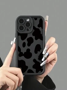 Etui na telefon Animal 1pc z nadrukiem w panterkę, klasyczny modny design, pasuje do wszystkich modeli Apple iPhone, najlepszy prezent dla przyjaciół, rodziny i najlepszych przyjaciół