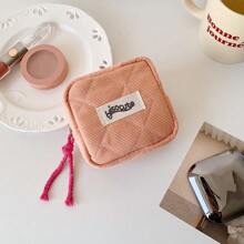 1 件装韩版格子迷你女士口红包旅行便携小化妆包拉链便携卫生棉条包，小巧可爱卫生巾包，多功能旅行收纳包，图案可爱，适合存放女性个人护理用品，女士礼物，圣诞礼物，女士送礼佳品，化妆包，旅行必备 - 彩色 - 查看 12