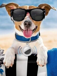 1pc Waterproof Protection Case Keychain Compatible With Apple AirTag Locator Tracker, Full Protective TPU Cover