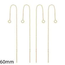10 件 60/80 毫米耳线不锈钢耳环线悬垂螺纹耳环不锈钢耳线带环坠耳环穿线器适用于珠宝耳环制作 - 耳線 - 查看 8