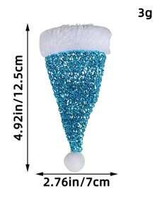 Bộ 6 món dao nĩa lấp lánh Giáng sinh sáng tạo, mũ Giáng sinh mini, dao nĩa trang trí để bàn, đạo cụ trang trí Giáng sinh, quà tặng tốt nhất, trang trí sinh nhật, trang trí nhà, trang trí Giáng sinh, trang trí phòng, mùa đông - Nhiều màu - Xem 12