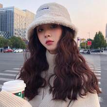 Tóc giả mũ lông cừu Trojan Roll màu trắng với 14 inch sợi tổng hợp cho tóc giả tổng hợp tự nhiên mềm mại của phụ nữ thích hợp để đội hàng ngày - Nhiều màu - Xem 6