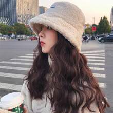 Tóc giả mũ lông cừu Trojan Roll màu trắng với 14 inch sợi tổng hợp cho tóc giả tổng hợp tự nhiên mềm mại của phụ nữ thích hợp để đội hàng ngày - Nhiều màu - Xem 4